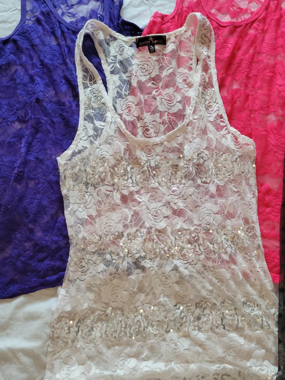 Xhileration Lace Camis and leggings